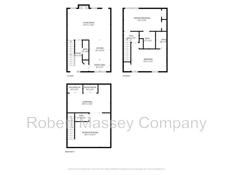 LARGE 2 Bedroom 2 1/2 Bath Townhome with Full Finished Basement and 1 Car Garage Located in Valley Station property image
